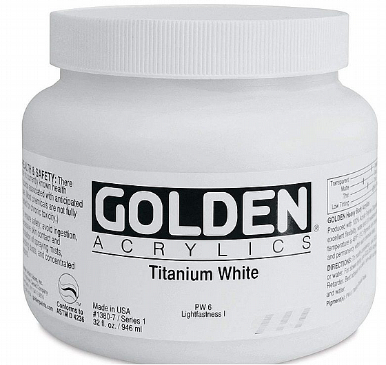 ������� Heavy Body Titanium White 946 �"� | GOLDEN