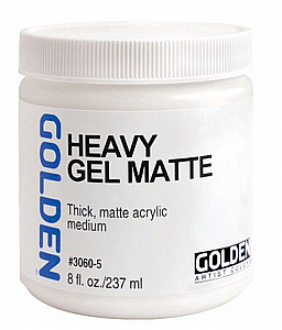 HEAVY GEL MATTE- מדיום מאט לעיבוי צבעים והגברת סמיכות 237 מ"ל | GOLDEN HEAVY GEL MATTE- מדיום מאט לעיבוי צבעים והגברת סמיכות 237 מ"ל | GOLDEN