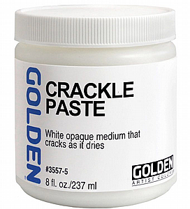 CRACKLE PASTE- משחת עיצוב לאפקט סדקים 237 מ"ל | GOLDEN CRACKLE PASTE- משחת עיצוב לאפקט סדקים 237 מ"ל | GOLDEN