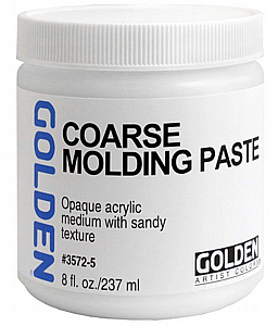 COARSE MOLDING PASTE- משחת עיצוב חולית עבה 237 מ"ל | GOLDEN COARSE MOLDING PASTE- משחת עיצוב חולית עבה 237 מ"ל | GOLDEN