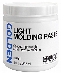LIGHT MOLDING PASTE- משחת עיצוב קלה 237 מ"ל | GOLDEN LIGHT MOLDING PASTE- משחת עיצוב קלה 237 מ"ל | GOLDEN