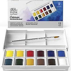 �� ���� ��� COTMAN ������ 16 ������ + ����� ���� | WINSOR & NEWTON