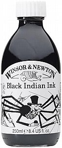 דיו לציור BLACK 250 מ"ל | WINSOR & NEWTON דיו לציור BLACK 250 מ"ל | WINSOR & NEWTON
