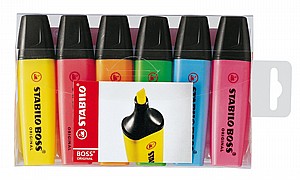 סט טוש הדגשה זוהר STABILO סט טוש הדגשה זוהר STABILO