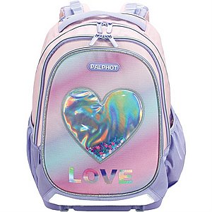 תיק גב אורטופדי לב נצנצים תיק גב אורטופדי לב נצנצים