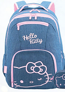 תיק גב ארגונומי 2 תאים הלו קיטי תיק גב ארגונומי 2 תאים הלו קיטי