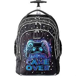 תיק טרולי בית ספר 2ב- 1גיימינג גיים אובר תיק טרולי בית ספר 2ב- 1גיימינג גיים אובר