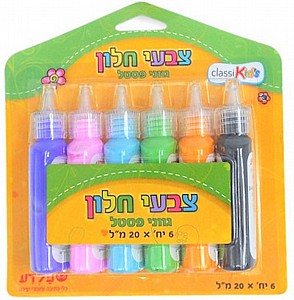 צבעי חלון פסטל צבעי חלון פסטל