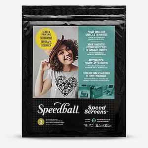 מסכי הדפס + אמולסיה מוכנים לשימוש 3 יח' | SPEEDBALL מסכי הדפס + אמולסיה מוכנים לשימוש 3 יח' | SPEEDBALL