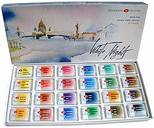 סט 24 צבעי מים ST.PETERSBURG | WHITE NIGHT סט 24 צבעי מים ST.PETERSBURG | WHITE NIGHT