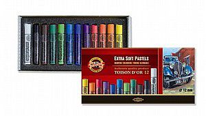 סט 12 יח` EXTRA SOFT PASTEL עגול סט 12 יח` EXTRA SOFT PASTEL עגול