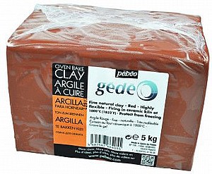 חימר אדום 5 ק"ג | PEBEO חימר אדום 5 ק"ג | PEBEO