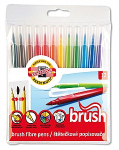 סט טוש מכחול 12 יח' סט טוש מכחול 12 יח'