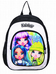תיק גן דגם "נועם" - RAINBOW HIGH - שחורלבן | KAL GAV תיק גן דגם "נועם" - RAINBOW HIGH - שחורלבן | KAL GAV