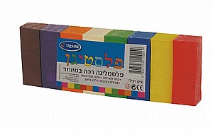 פלסטלינה 8 גוונים 160 גר' פלסטלינה 8 גוונים 160 גר'