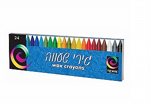 גירי שעווה עבים בשרוול 24 יח' גירי שעווה עבים בשרוול 24 יח'