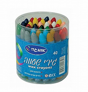 גירי שעווה עבים בכוס 40 יח' גירי שעווה עבים בכוס 40 יח'