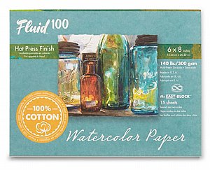 בלוק FLUID להדפס דיו 100% כותנה 15 דפים 300 גרם כבישה חמה | SPEEDBALL בלוק FLUID להדפס דיו 100% כותנה 15 דפים 300 גרם כבישה חמה | SPEEDBALL
