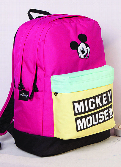 תיק DISNEY COLOR BLOCK ורוד\צהוב | DISNEY
