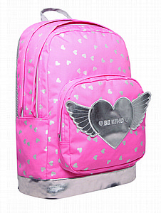 תיק XD לב עם כנפיים - ורודכסוף | KAL-GAV תיק XD לב עם כנפיים - ורודכסוף | KAL-GAV