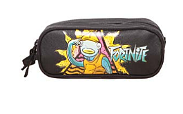 תיק רחב שני תאים פורטנייט שחור תיק רחב שני תאים פורטנייט שחור