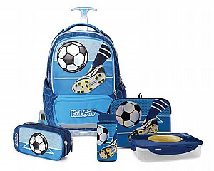 המארז המושלם T.Schoolbag Soccer Game כחול | קל גב המארז המושלם T.Schoolbag Soccer Game כחול | קל גב