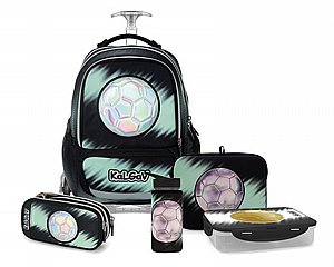 סט T.Schoolbag Soccer Ball שחור/מנטה | קל גב סט T.Schoolbag Soccer Ball שחור/מנטה | קל גב