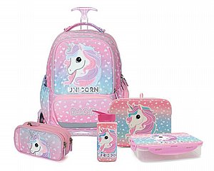 סט T.Schoolbag UNICORN ורוד | קל גב סט T.Schoolbag UNICORN ורוד | קל גב