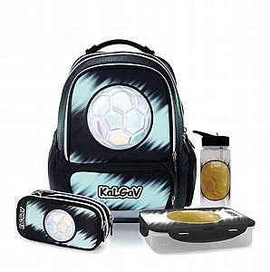סט T.Schoolbag Soccer Ball שחור\מנטה | קל גב סט T.Schoolbag Soccer Ball שחור\מנטה | קל גב