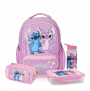 סט T.Schoolbag Stich Couple ורוד | קל גב סט T.Schoolbag Stich Couple ורוד | קל גב