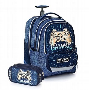 ITrolly+קלמר Gaming נייבי | קל גב ITrolly+קלמר Gaming נייבי | קל גב