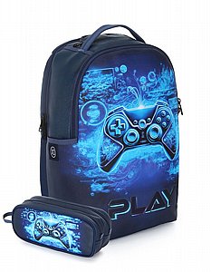 תיק+קלמר XD Digital Gamer כחול | קל גב תיק+קלמר XD Digital Gamer כחול | קל גב