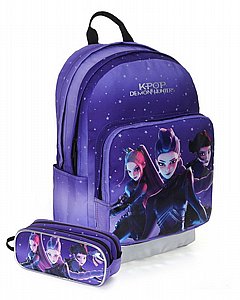 תיק+קלמר Kpop Purple סגול | קל גב תיק+קלמר Kpop Purple סגול | קל גב