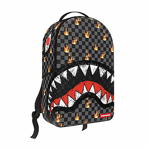תיק ספרייגראונד SPRAYGROUND | SCRIBBLE FIRE CHECK BACKPACK תיק ספרייגראונד SPRAYGROUND | SCRIBBLE FIRE CHECK BACKPACK