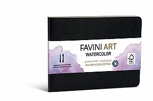 בלוק אקוורל כריכה קשה A5 300 ג' 10 דף FAVINI איטליה בלוק אקוורל כריכה קשה A5 300 ג' 10 דף FAVINI איטליה