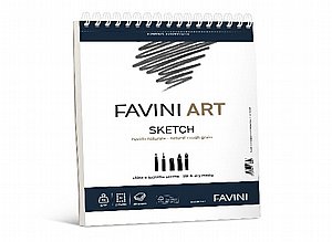 בלוק סקטצ'בוק ספירלה A4 90 ג' 40 דף FAVINI איטליה בלוק סקטצ'בוק ספירלה A4 90 ג' 40 דף FAVINI איטליה