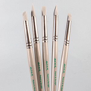 סט מכחולי גומי (מעצבי צבע) 5 יח'| MONT MARTE סט מכחולי גומי (מעצבי צבע) 5 יח'| MONT MARTE