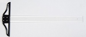 סרגל T אקריל 100 ס"מ עם שנתות | HIGH LINE סרגל T אקריל 100 ס"מ עם שנתות | HIGH LINE