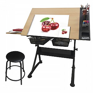 עמדת עבודה מקצועית לציור ורישום עמדת עבודה מקצועית לציור ורישום