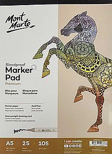 בלוק A5 למרקרים MONTMART בלוק A5 למרקרים MONTMART