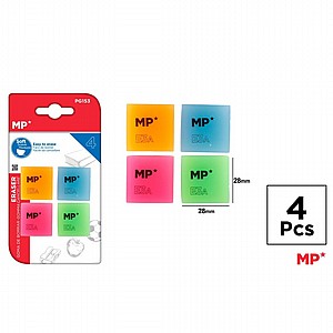 סט 4 מחקים גווני נאון | MP סט 4 מחקים גווני נאון | MP