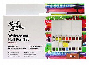 סט צבעי מים 22 חלקים | MONT MARTE סט צבעי מים 22 חלקים | MONT MARTE
