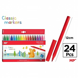 סט טושים דקים 24 גוונים | MP סט טושים דקים 24 גוונים | MP