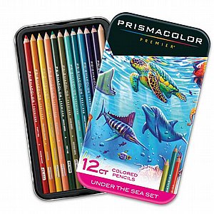 PRISMACOLOR PREMIER UNDER THE SEA סט עפרונות 12 יחידות | PRISMACOLOR PRISMACOLOR PREMIER UNDER THE SEA סט עפרונות 12 יחידות | PRISMACOLOR